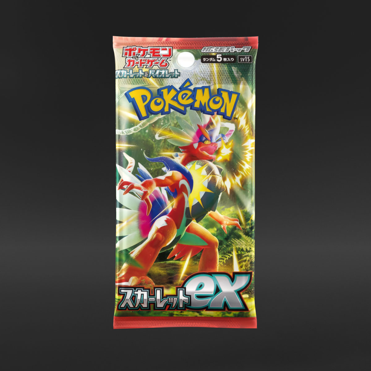 Pokémon Japanese Scarlet & Violet Scarlet EX (1 Booster Pack - Art May Vary)