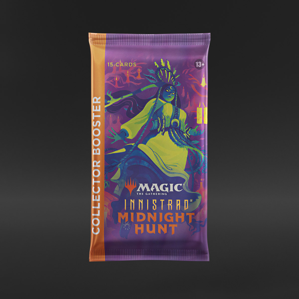 Magic: The Gathering Innistrad: Midnight Hunt - Collector Booster (1 Booster Pack - Art May Vary)