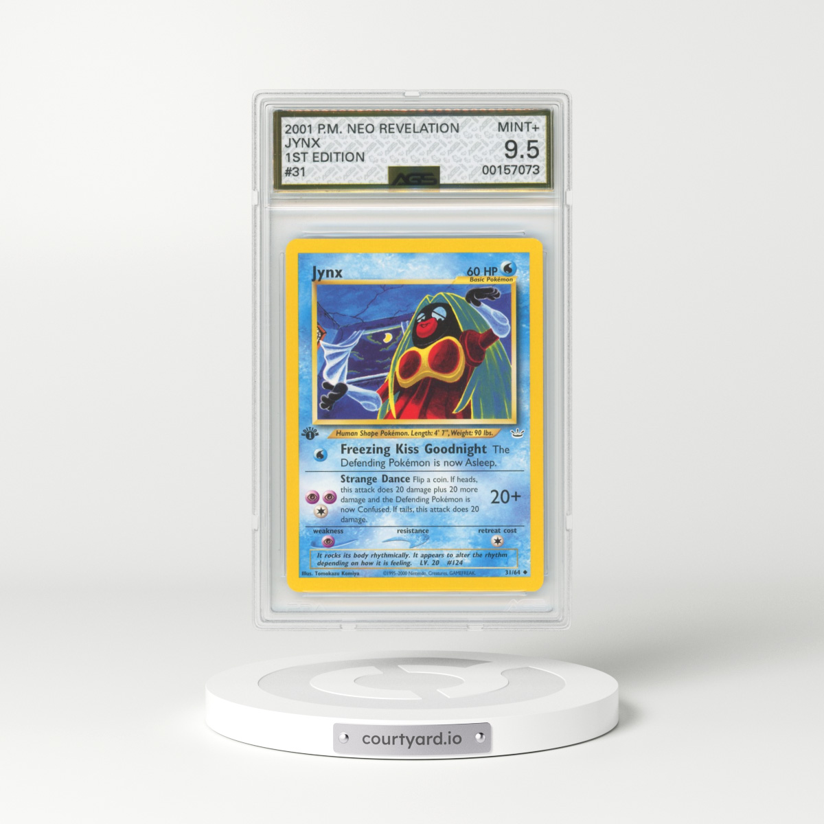 2001 Neo Revelation #31 Jynx - 1st Edition (AGS 9.5 MINT+)