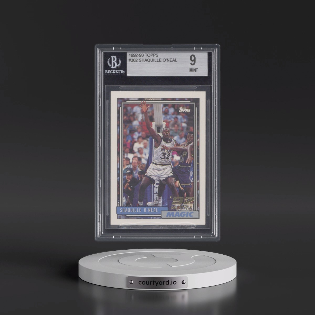 1992 Topps Shaquille O'Neal #362 BGS 9