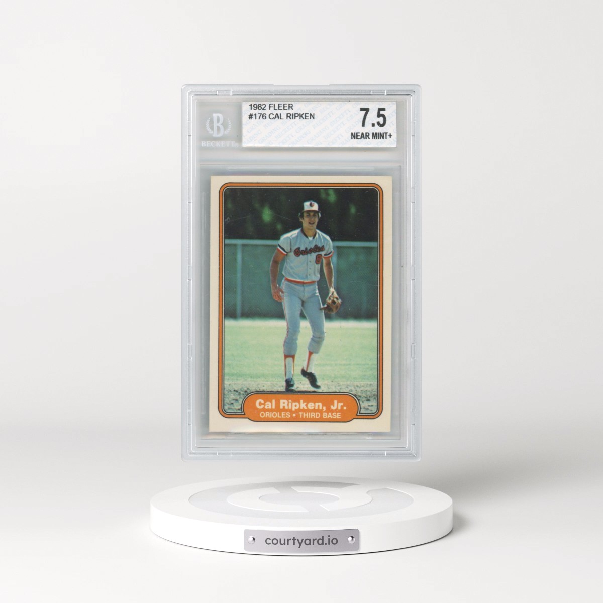 1982 Fleer #176 Cal Ripken Jr. (BGS 7.5 NM+)