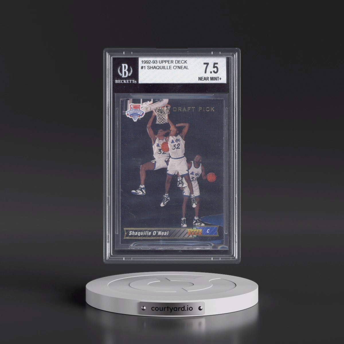 1992 Upper Deck #1 Shaquille O'Neal (BGS 7.5 NM+)