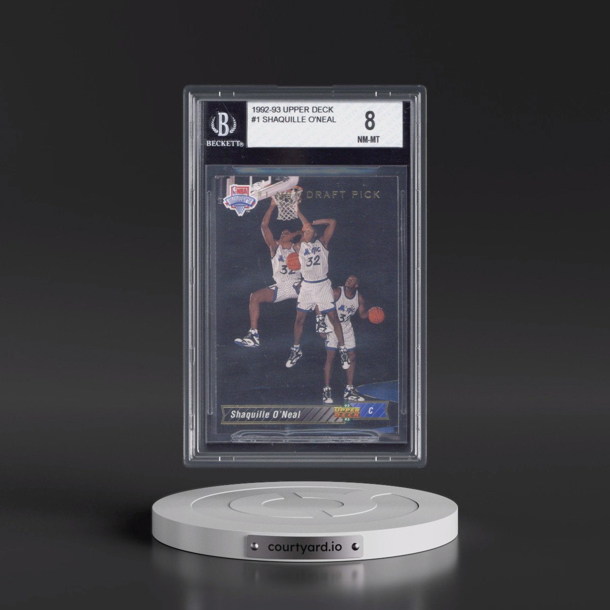 1992 Upper Deck #1 Shaquille O'Neal (BGS 8 NM-MT)