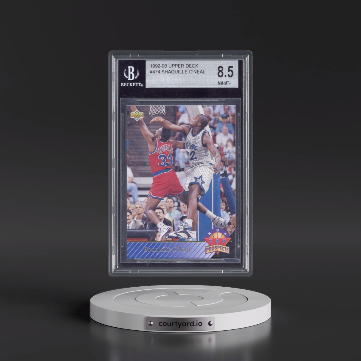 1992 Upper Deck #474 Shaquille O'Neal (BGS 8.5 NM-MT+)