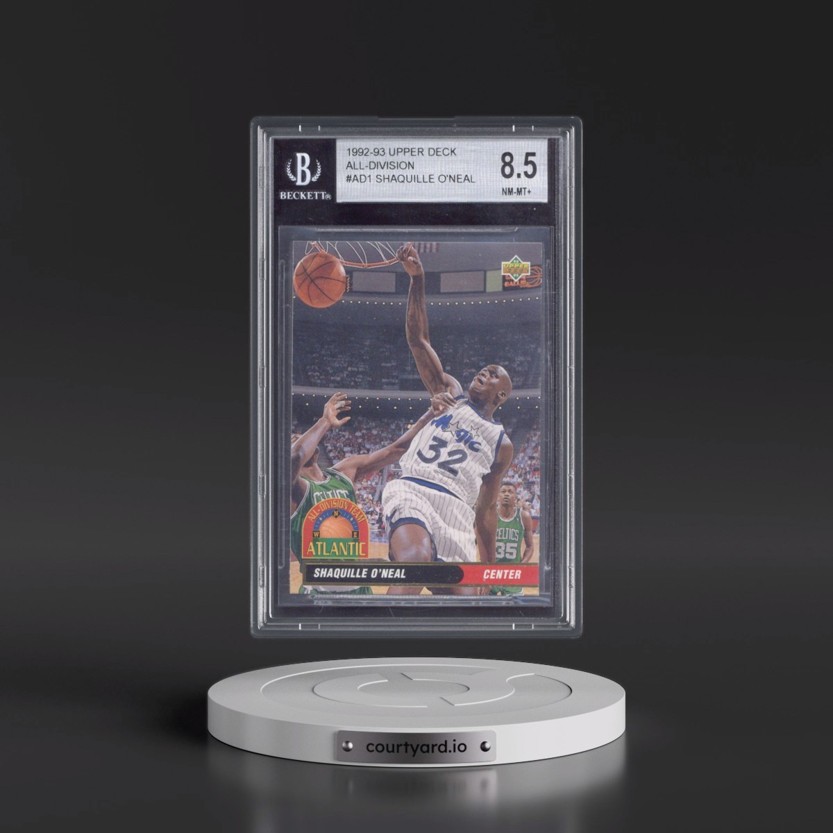 1992 Upper Deck All-Division #AD1 Shaquille O'Neal (BGS 8.5 NM-MT+)