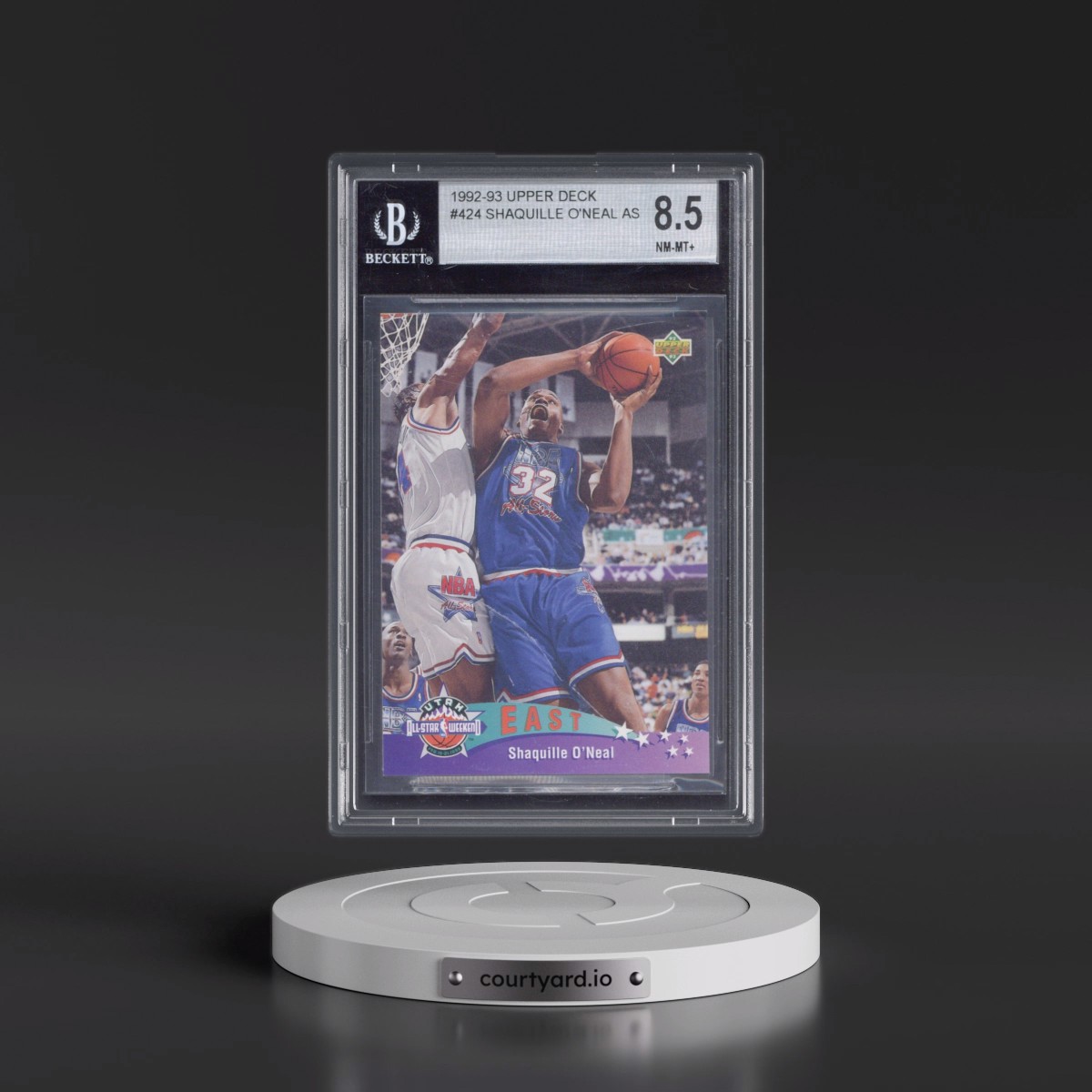 1992 Upper Deck #424 Shaquille O'Neal (BGS 8.5 NM-MT+)