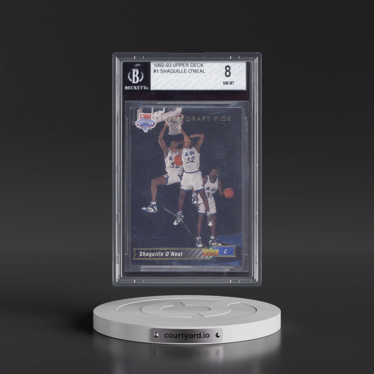 1992 Upper Deck #1 Shaquille O'Neal (BGS 8 NM-MT)