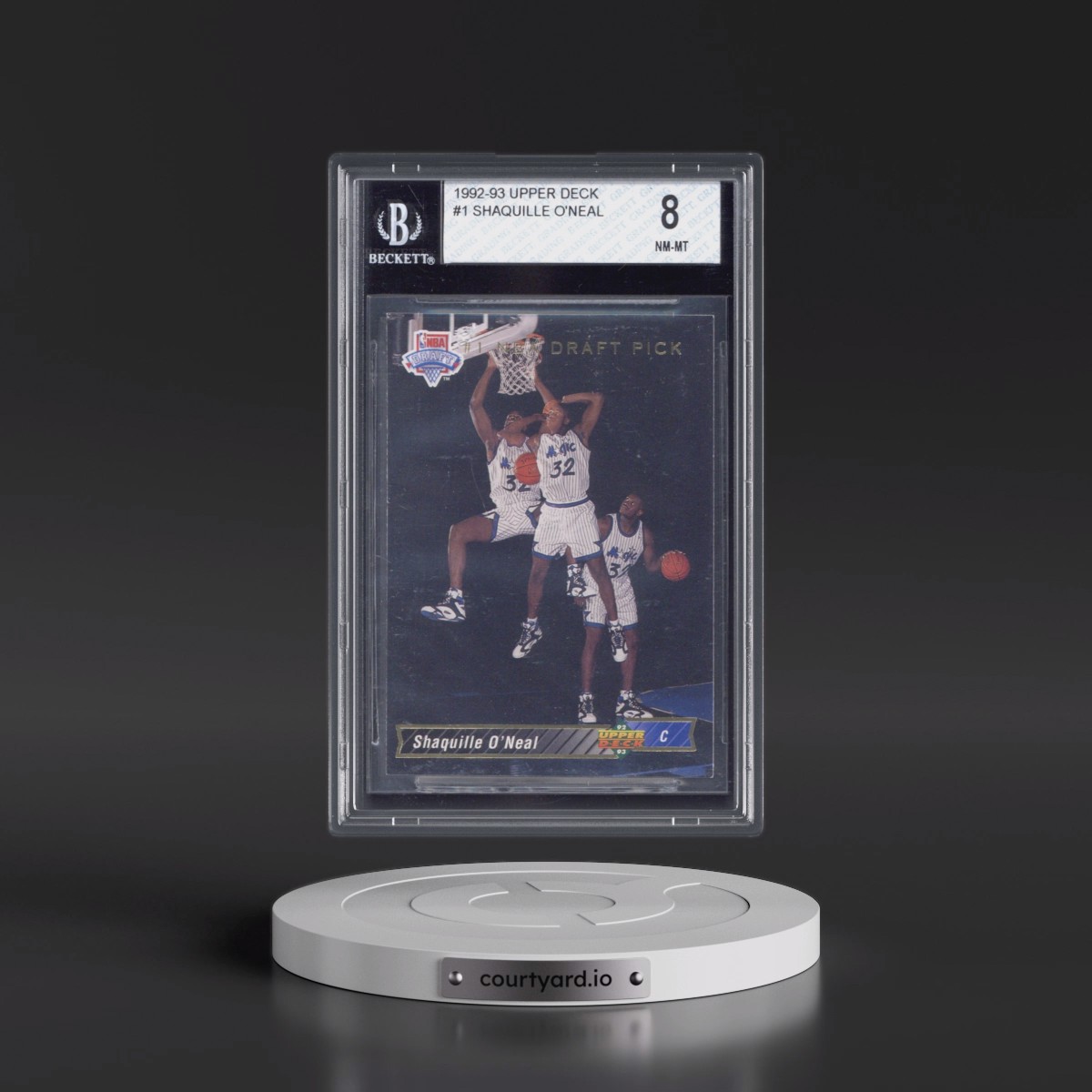 1992 Upper Deck #1 Shaquille O'Neal (BGS 8 NM-MT)
