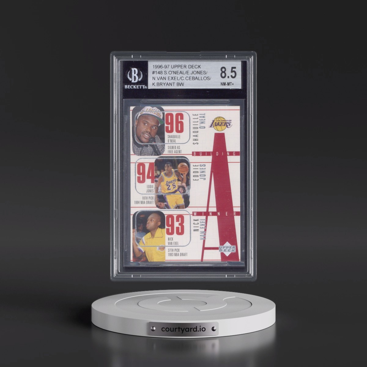 1996 Upper Deck #148 Los Angeles Lakers (BGS 8.5 NM-MT+)