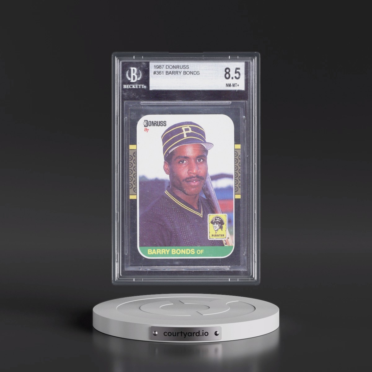 1987 Donruss #361 Barry Bonds (BGS 8.5 NM-MT+)