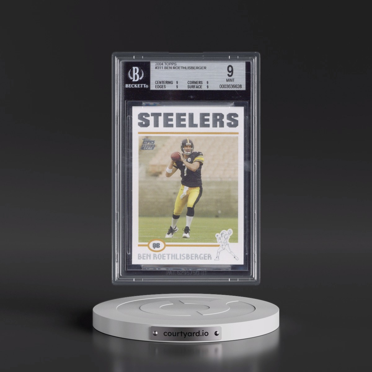 2004 Topps #311 Ben Roethlisberger (BGS 9 MINT)