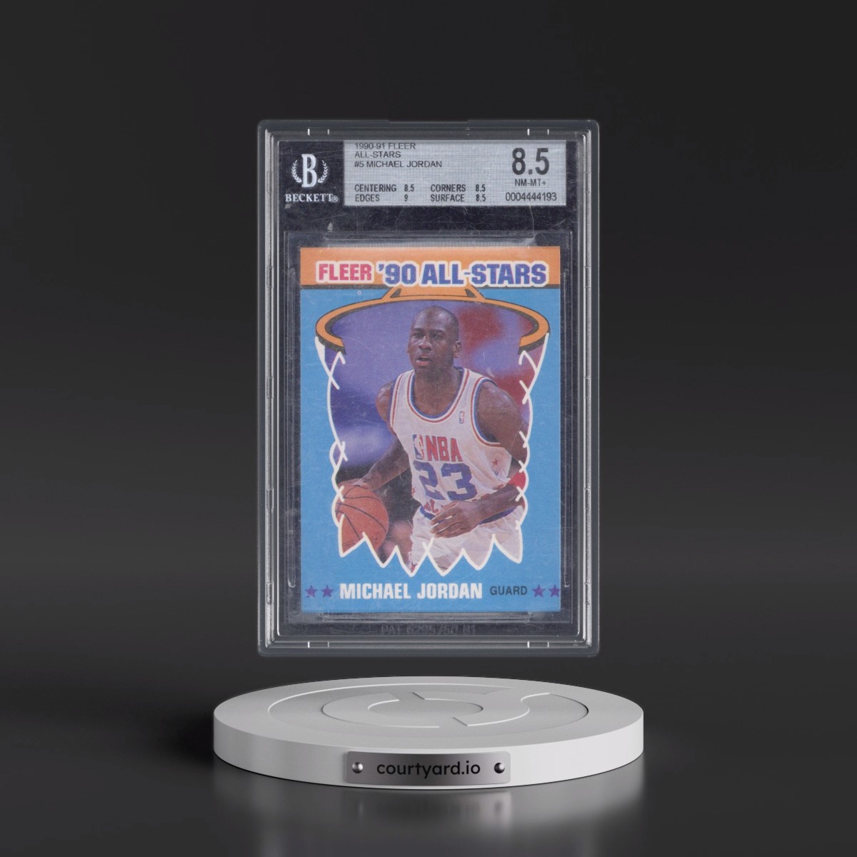 1990 Fleer All-Stars #5 Michael Jordan (BGS 8.5 NM-MT+)