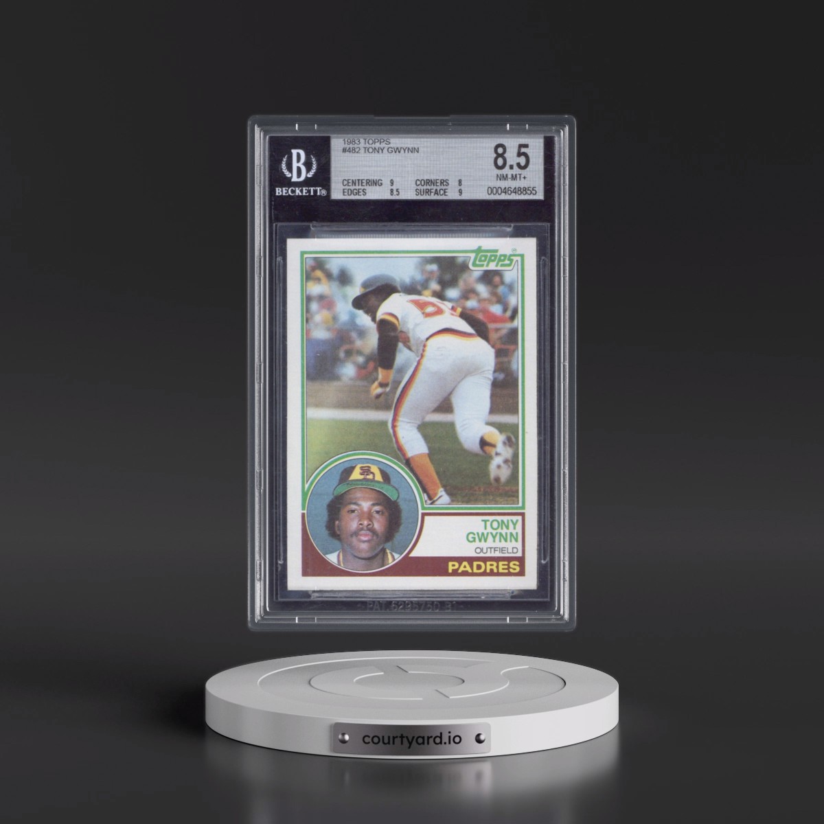 1983 Topps #482 Tony Gwynn (BGS 8.5 NM-MT+)