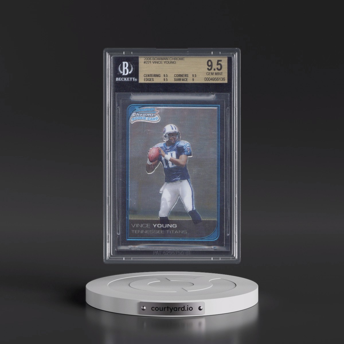 2006 Bowman Chrome Vince Young #221 BGS 9.5