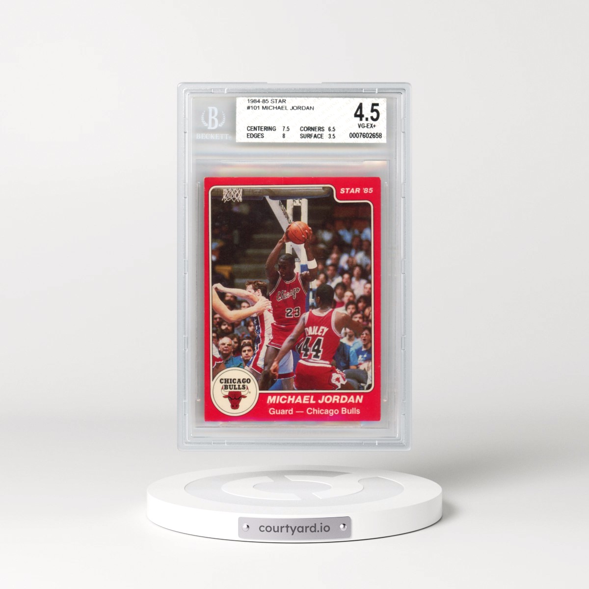 1984 Star #101 Michael Jordan (BGS 4.5 VG-EX+)