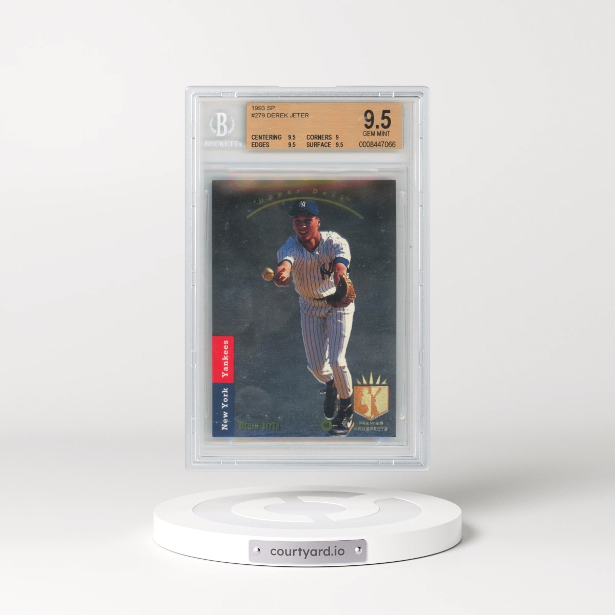 1993 SP #279 Derek Jeter - Foil (BGS 9.5 GEM MINT)
