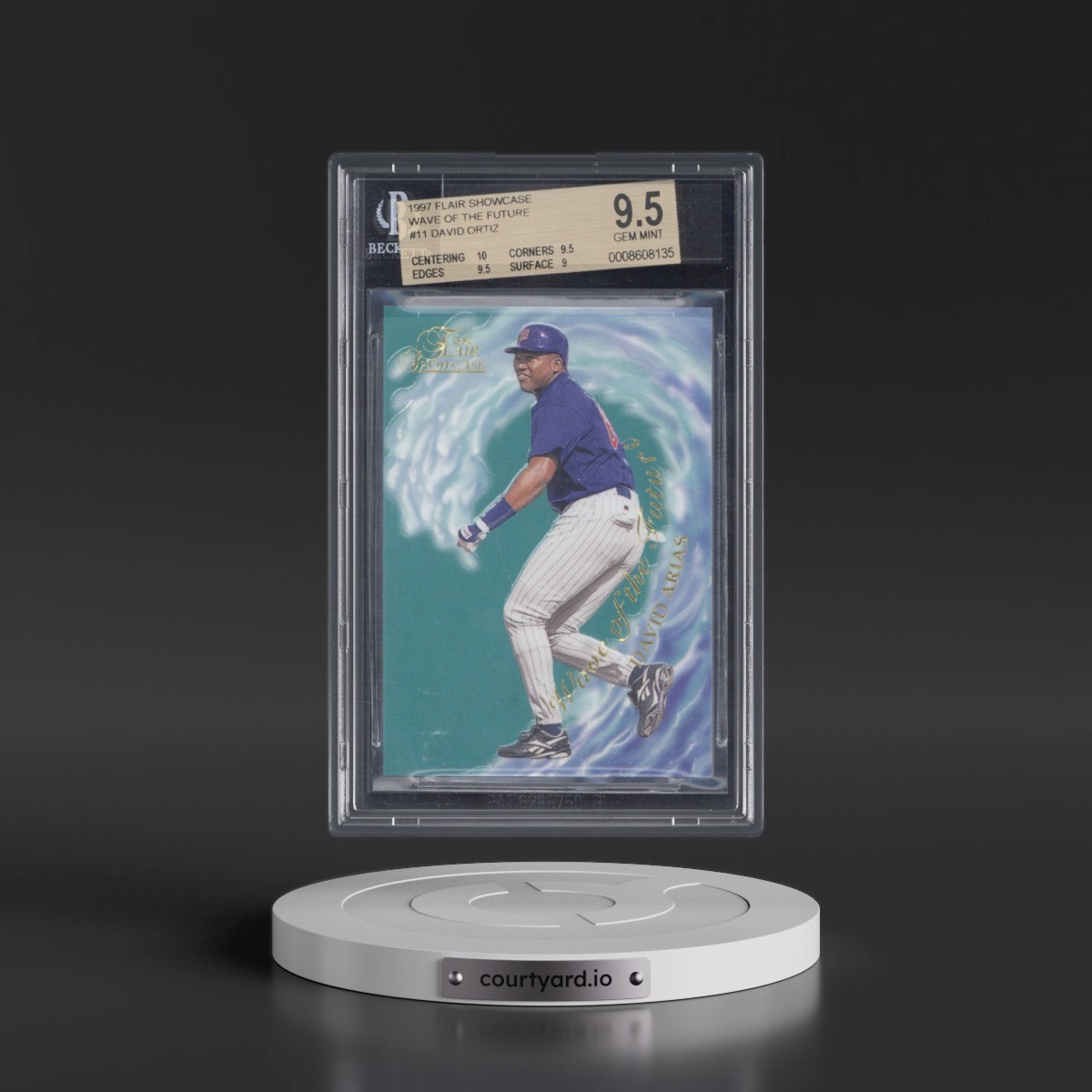 1997 Flair Showcase Wave of the Future #11 David Arias - Ortiz (BGS 9.5 GEM MINT)