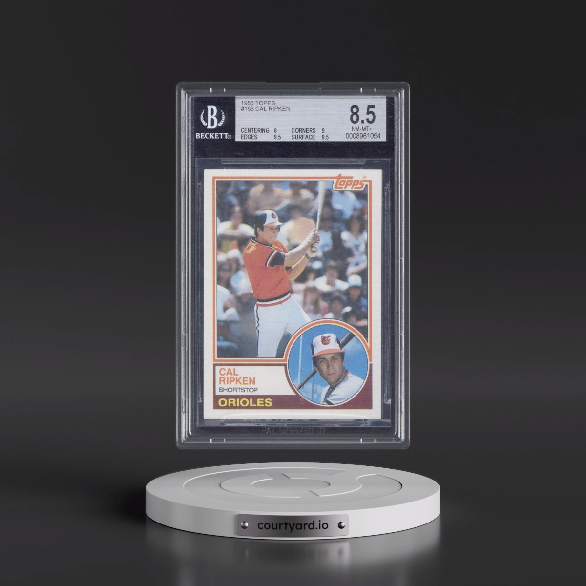 1983 Topps #163 Cal Ripken Jr. (BGS 8.5 NM-MT+)