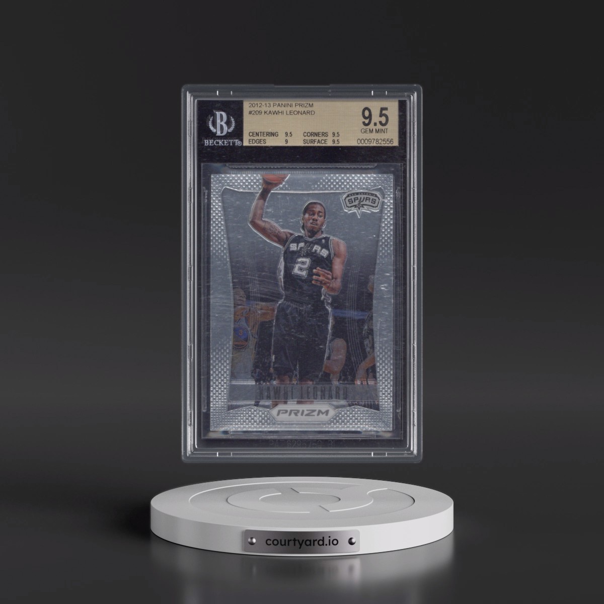 2012 Panini Prizm #209 Kawhi Leonard (BGS 9.5 GEM MINT)