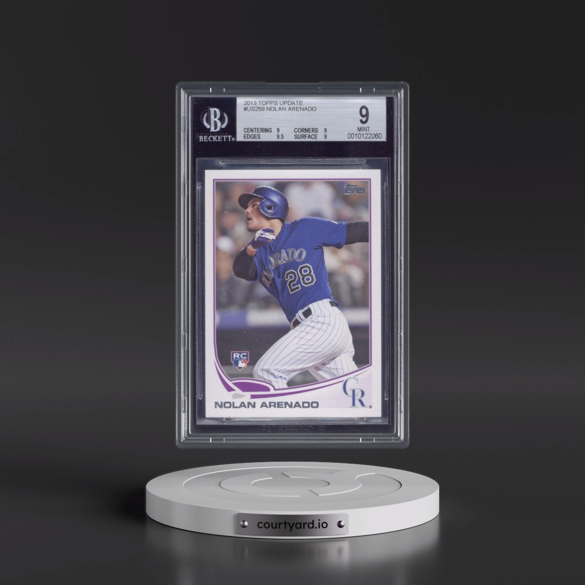 2013 Topps Update #US259 Nolan Arenado (BGS 9 MINT)
