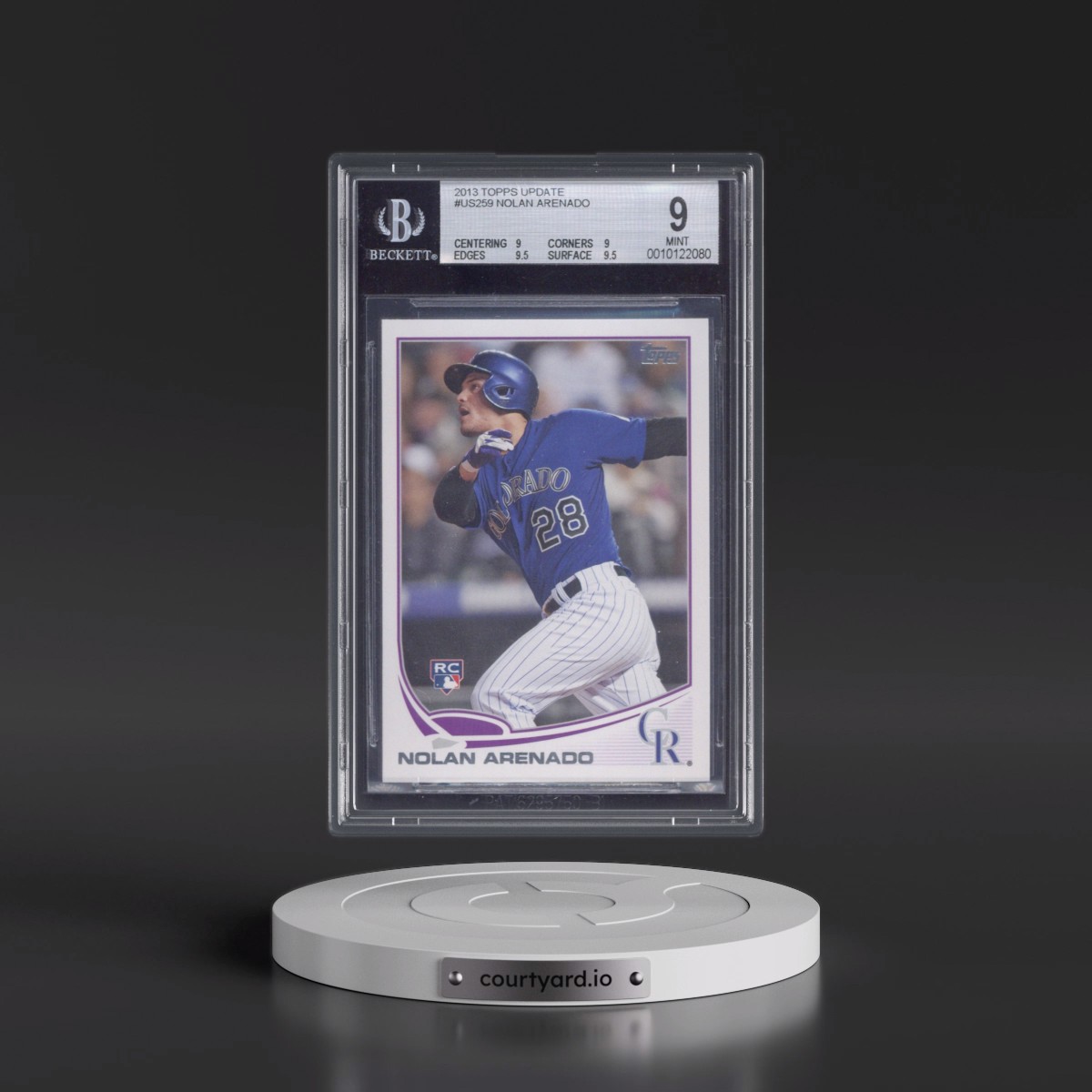 2013 Topps Update #US259 Nolan Arenado (BGS 9 MINT)