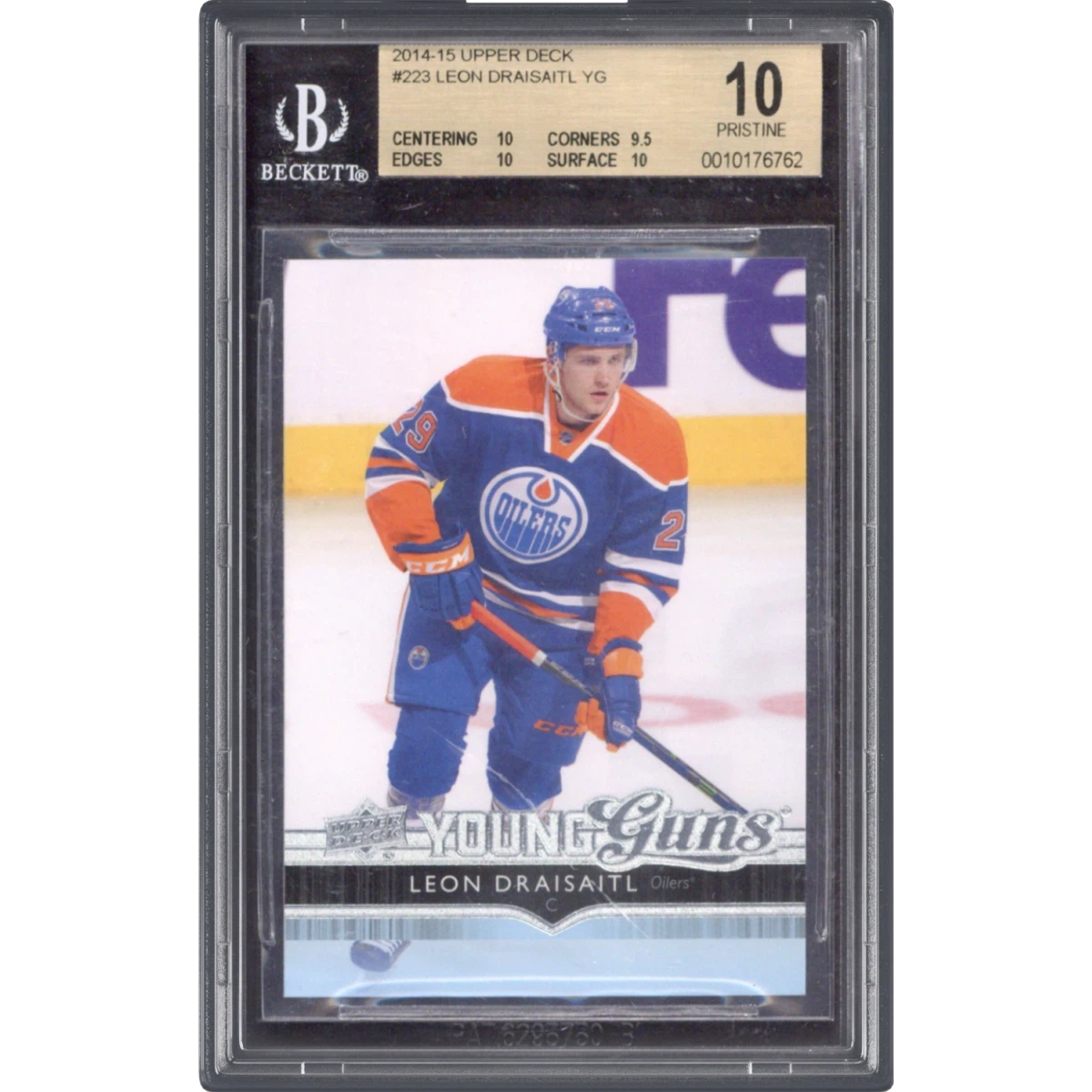 2014 Upper Deck #223 Leon Draisaitl, BGS 10