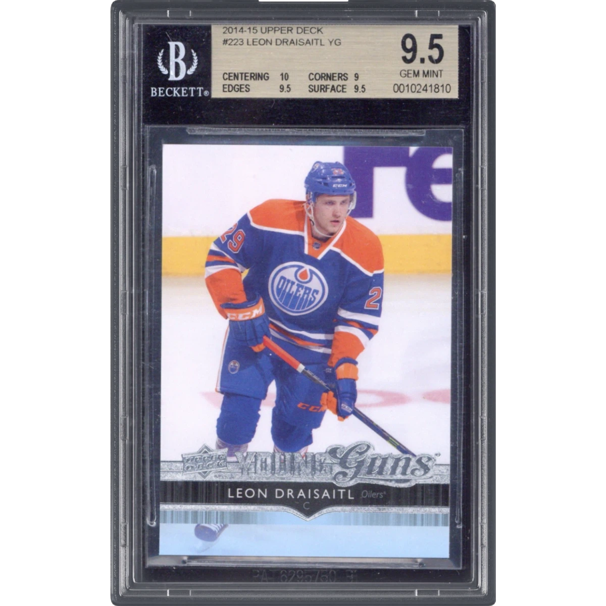 2014 Upper Deck #223 Leon Draisaitl (BGS 9.5 GEM MINT)