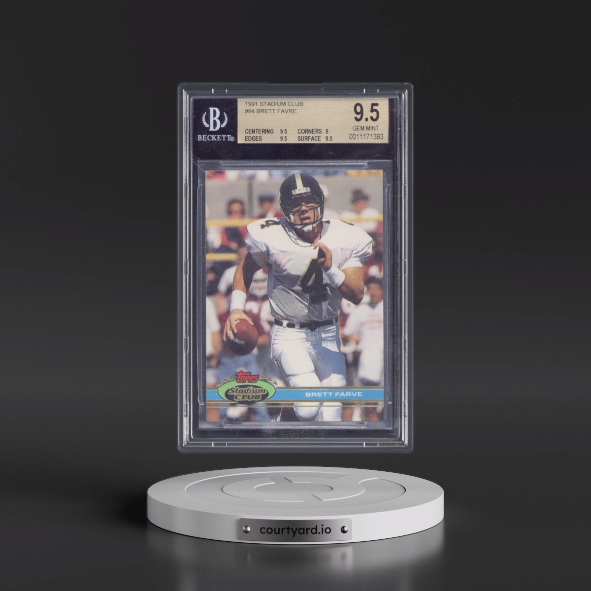 1991 Stadium Club #94 Brett Farve (BGS 9.5 GEM MINT)