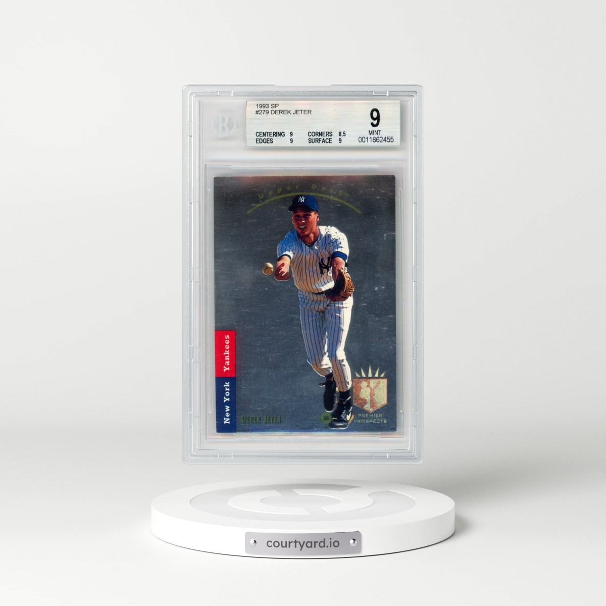 1993 SP #279 Derek Jeter - Foil (BGS 9 MINT)