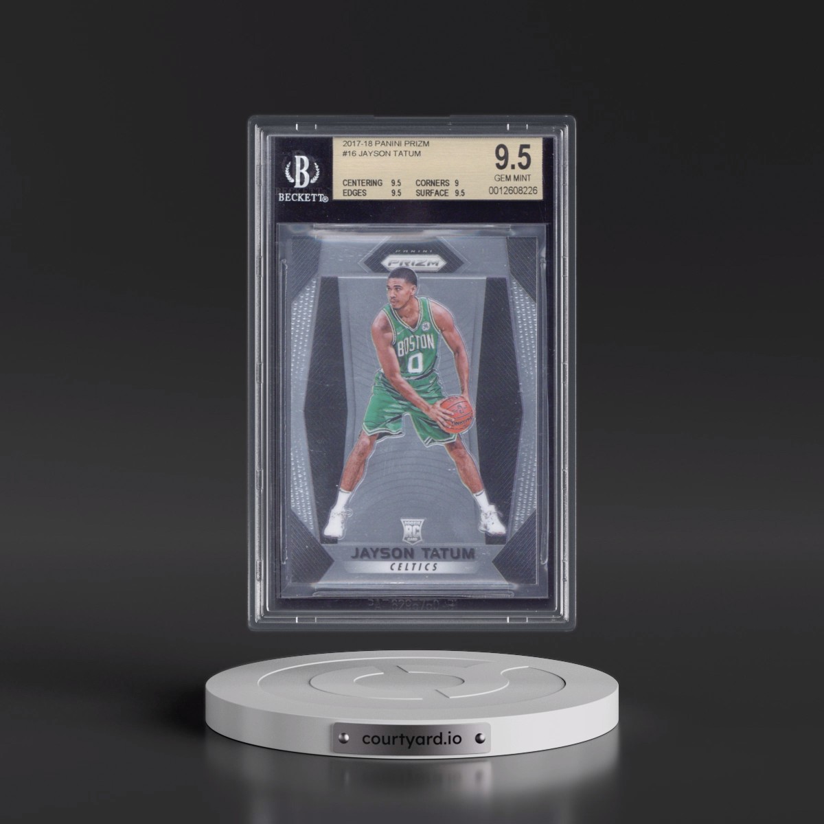 2017 Panini Prizm #16 Jayson Tatum (BGS 9.5 GEM MINT)