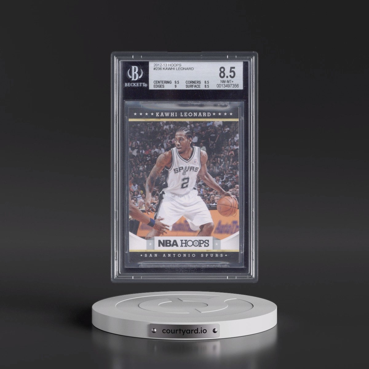 2012 Panini Hoops #236 Kawhi Leonard (BGS 8.5 NM-MT+)