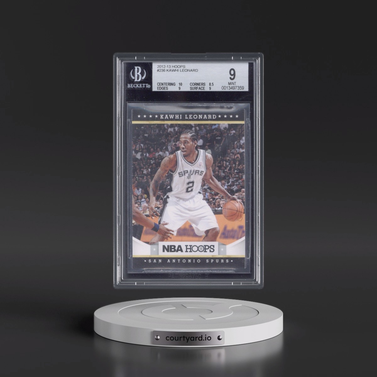 2012 Panini Hoops #236 Kawhi Leonard (BGS 9 MINT)