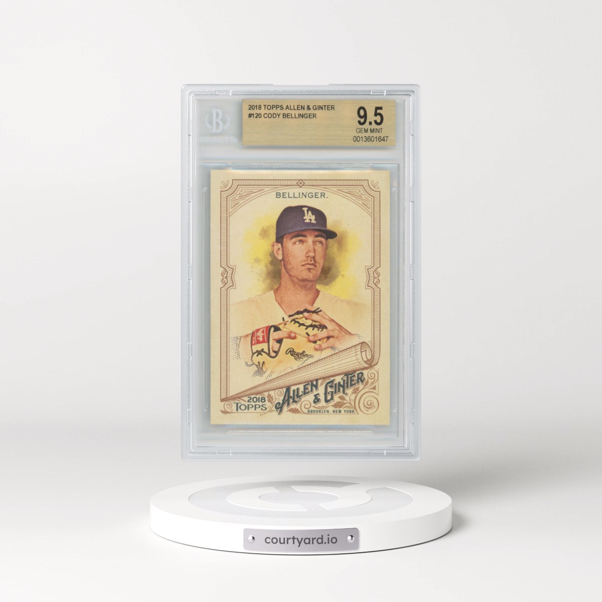 2018 Topps Allen & Ginter Cody Bellinger #120 BGS 9.5