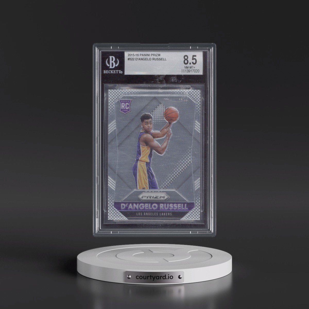 2015 Panini Prizm #322 D'Angelo Russell (BGS 8.5 NM-MT+)