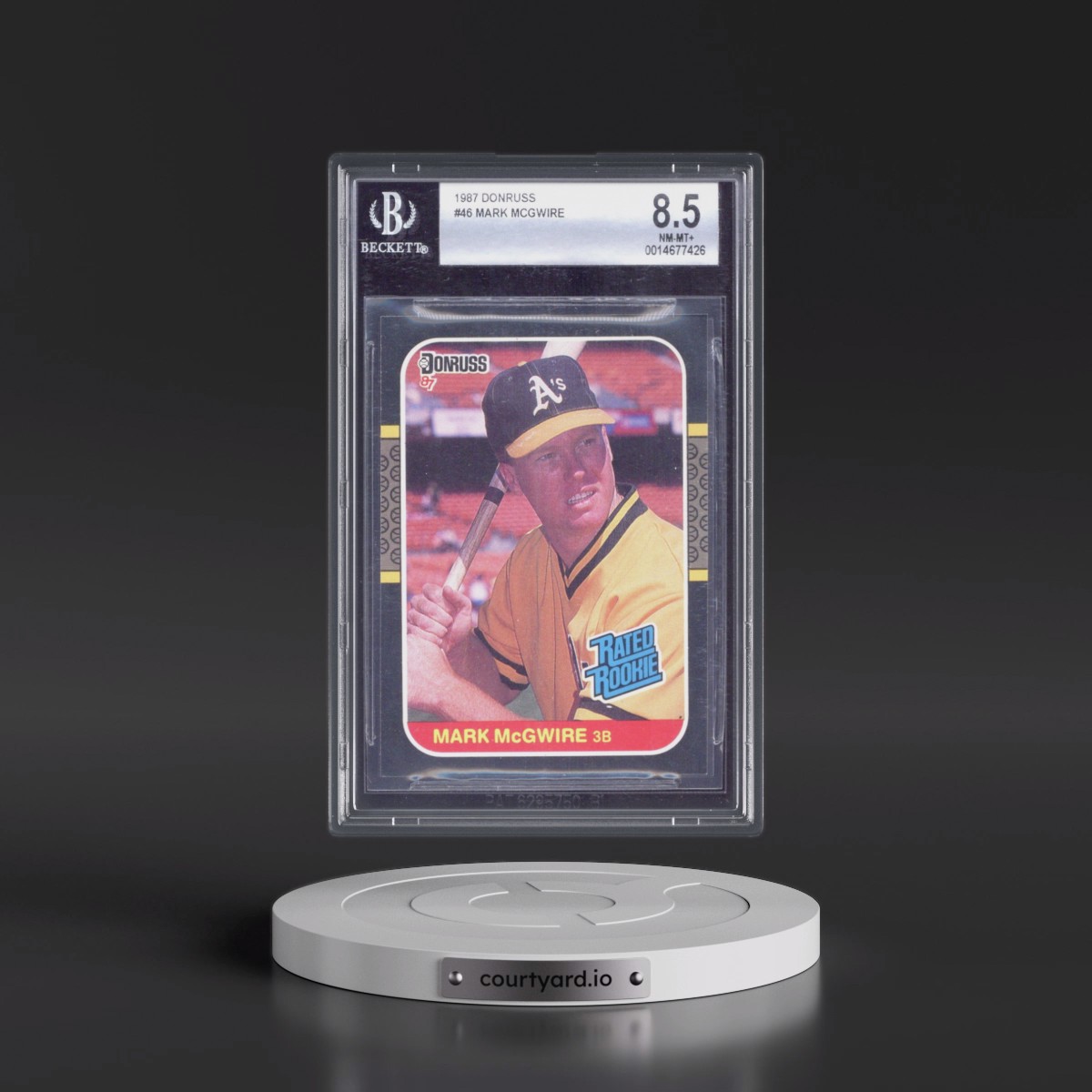 1987 Donruss #46 Mark McGwire (BGS 8.5 NM-MT+)