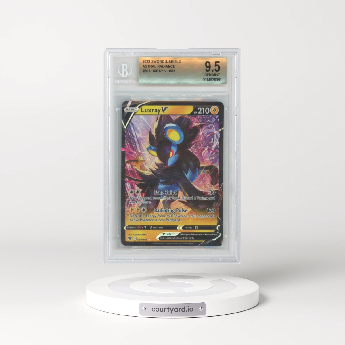 Astral Radiance #050 Luxray V - Holo (BGS 9.5 GEM MINT)