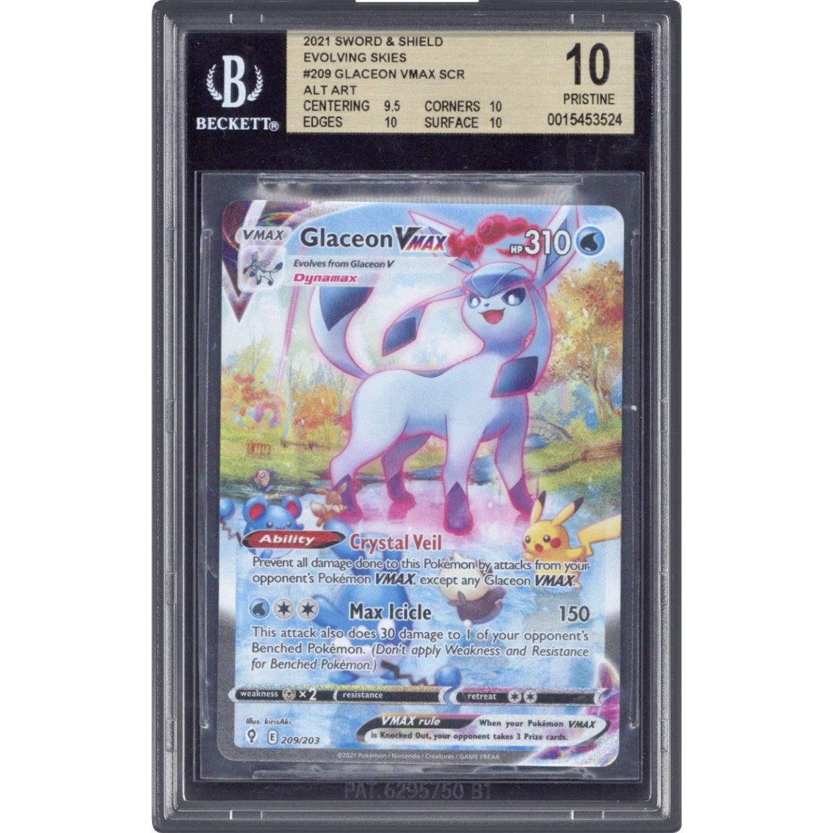 Glaceon VMAX card artwork
