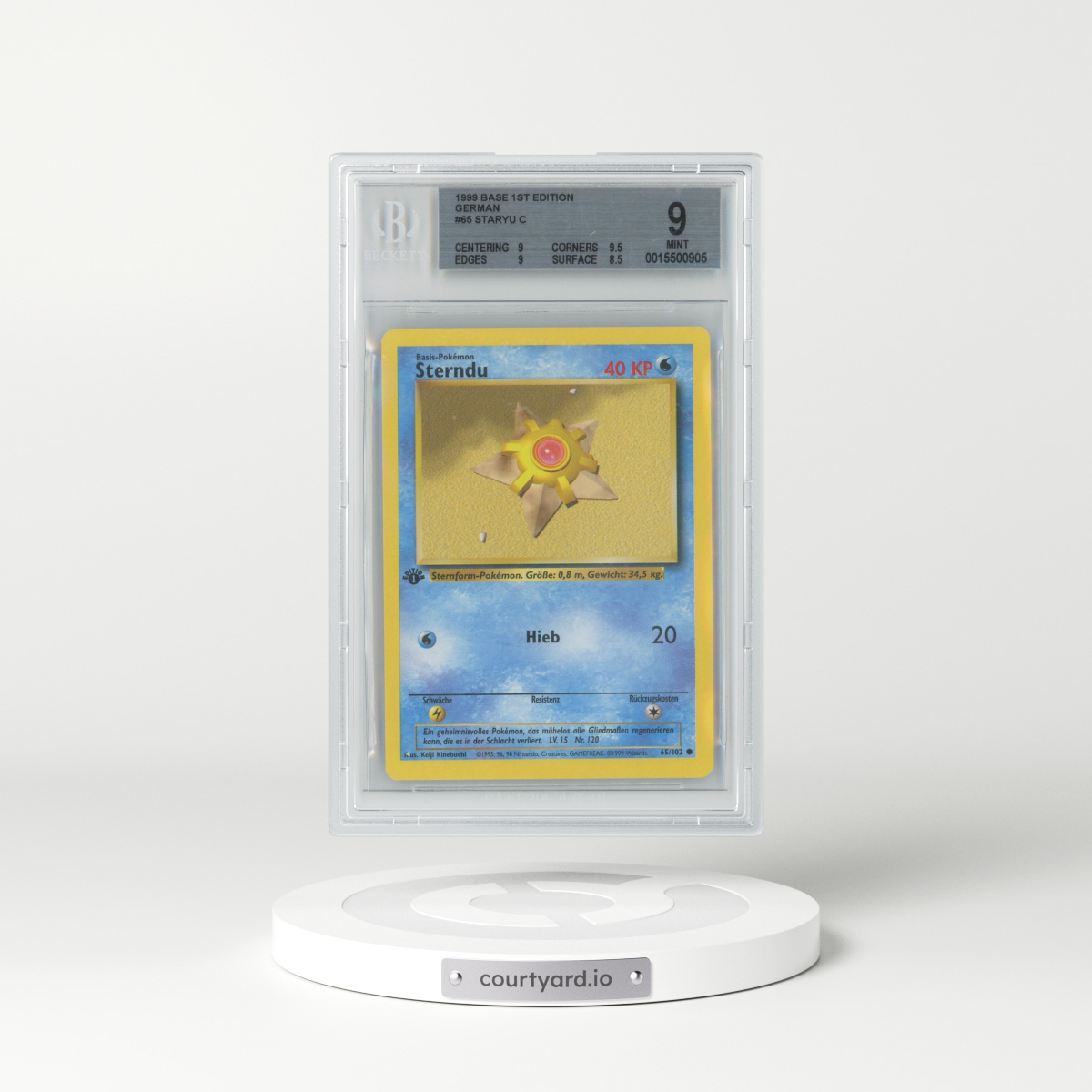 1999 German Base Set #65 Sterndu - 1st Edition (BGS 9 MINT)