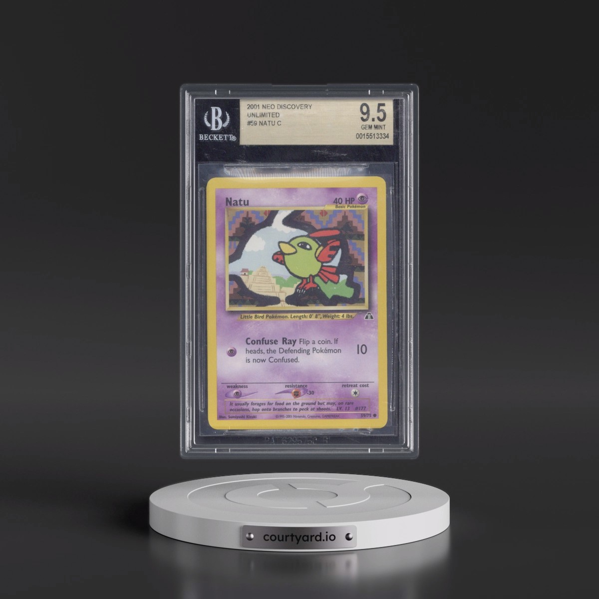 2001 Neo Discovery Natu #59 BGS 9.5