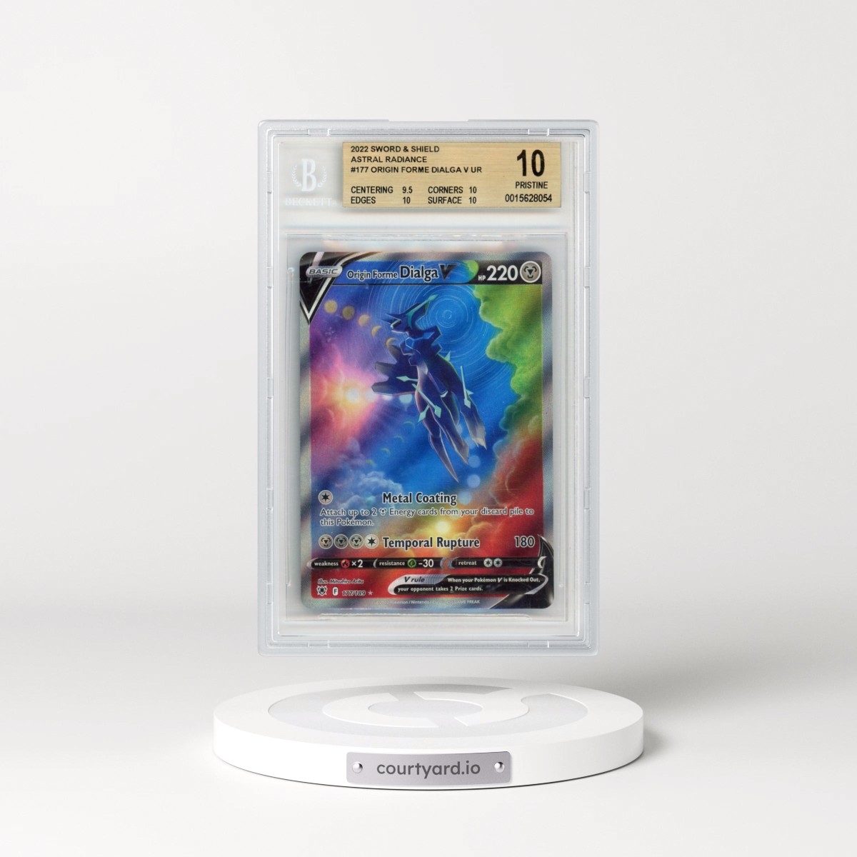 2022 Astral Radiance #177 Origin Forme Dialga V - Holo (BGS 10 PRISTINE)
