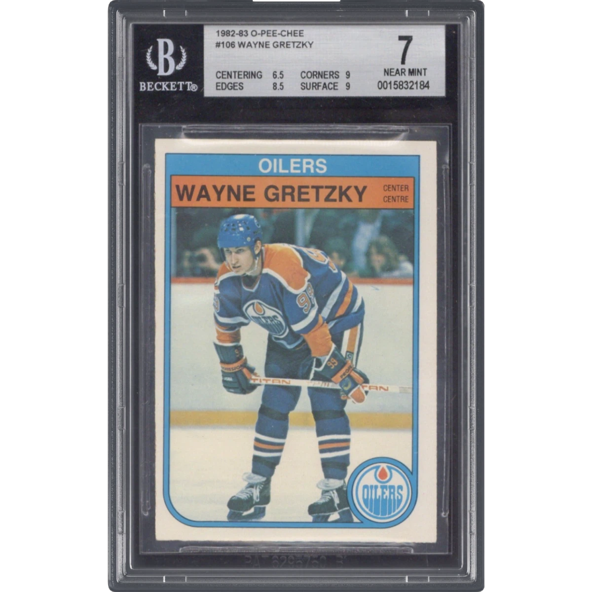 1982 O-Pee-Chee #106 Wayne Gretzky (BGS 7 NM)