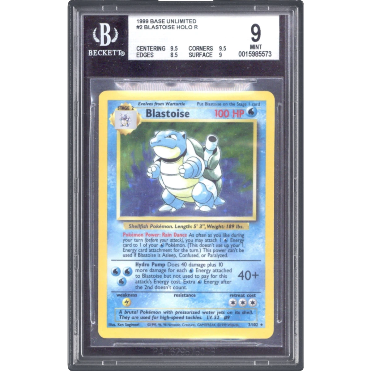 Blastoise card artwork