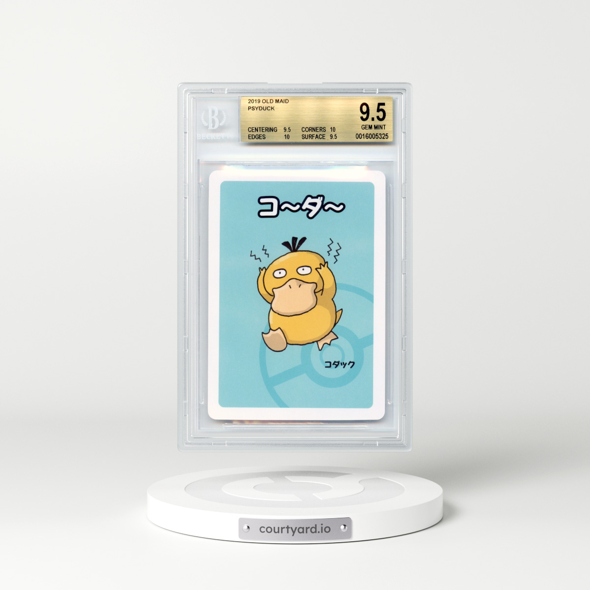 2019 Japanese Old Maid Psysuck (BGS 9.5 GEM MINT)