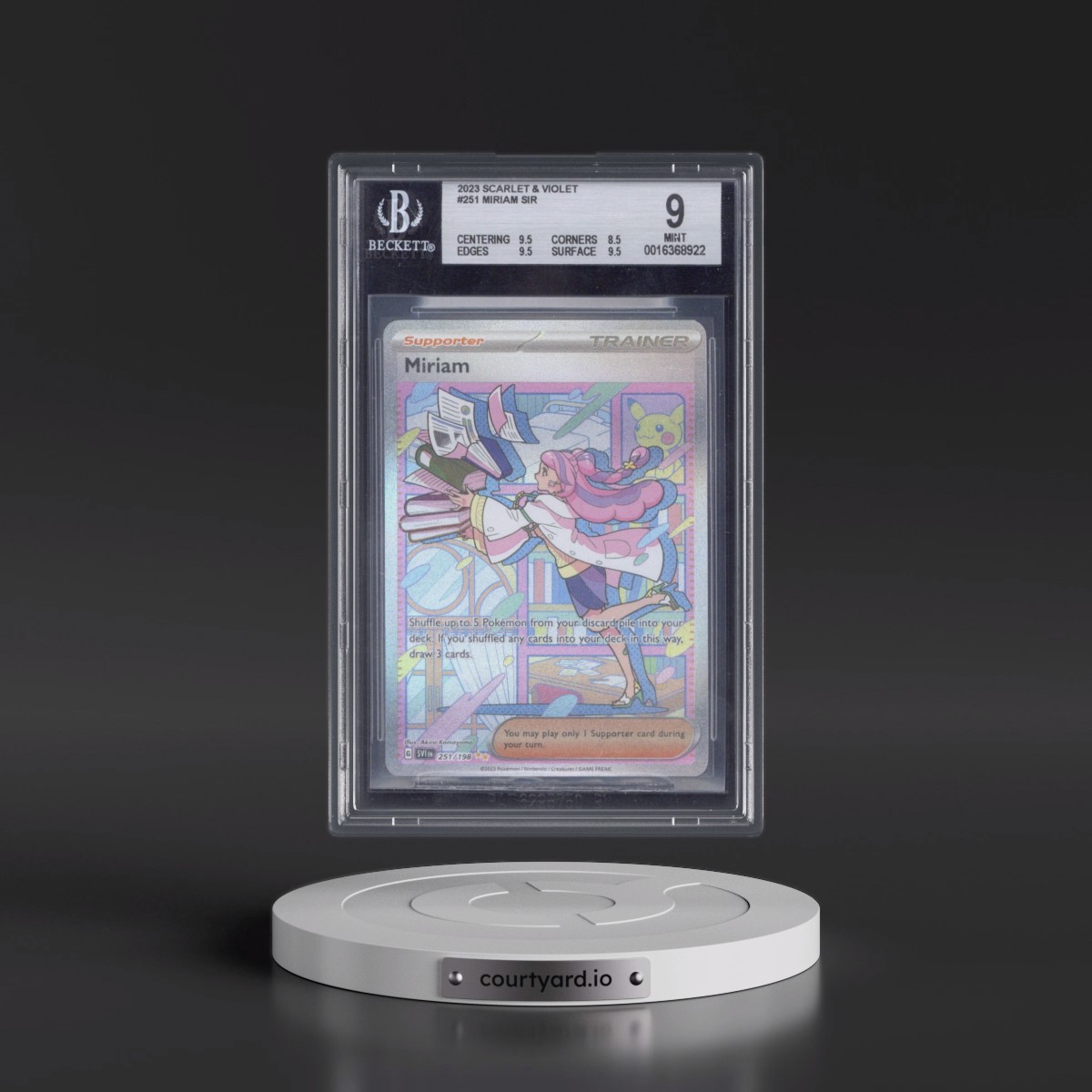 2023 Scarlet & Violet Miriam - Special Illustration Rare (Holo) #251 BGS 9