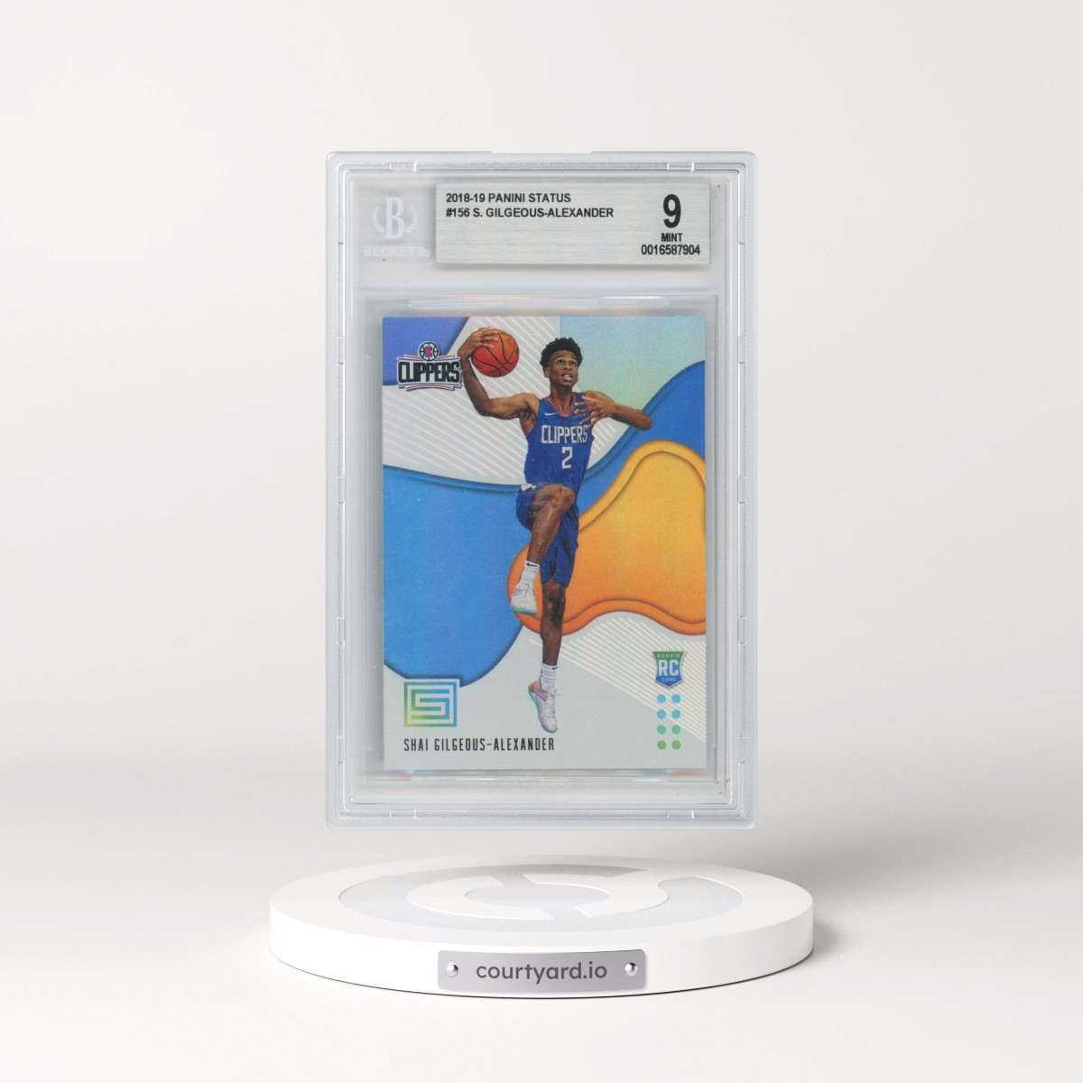 2018 Panini Status #156 Shai Gilgeous-Alexander (BGS 9 MINT)
