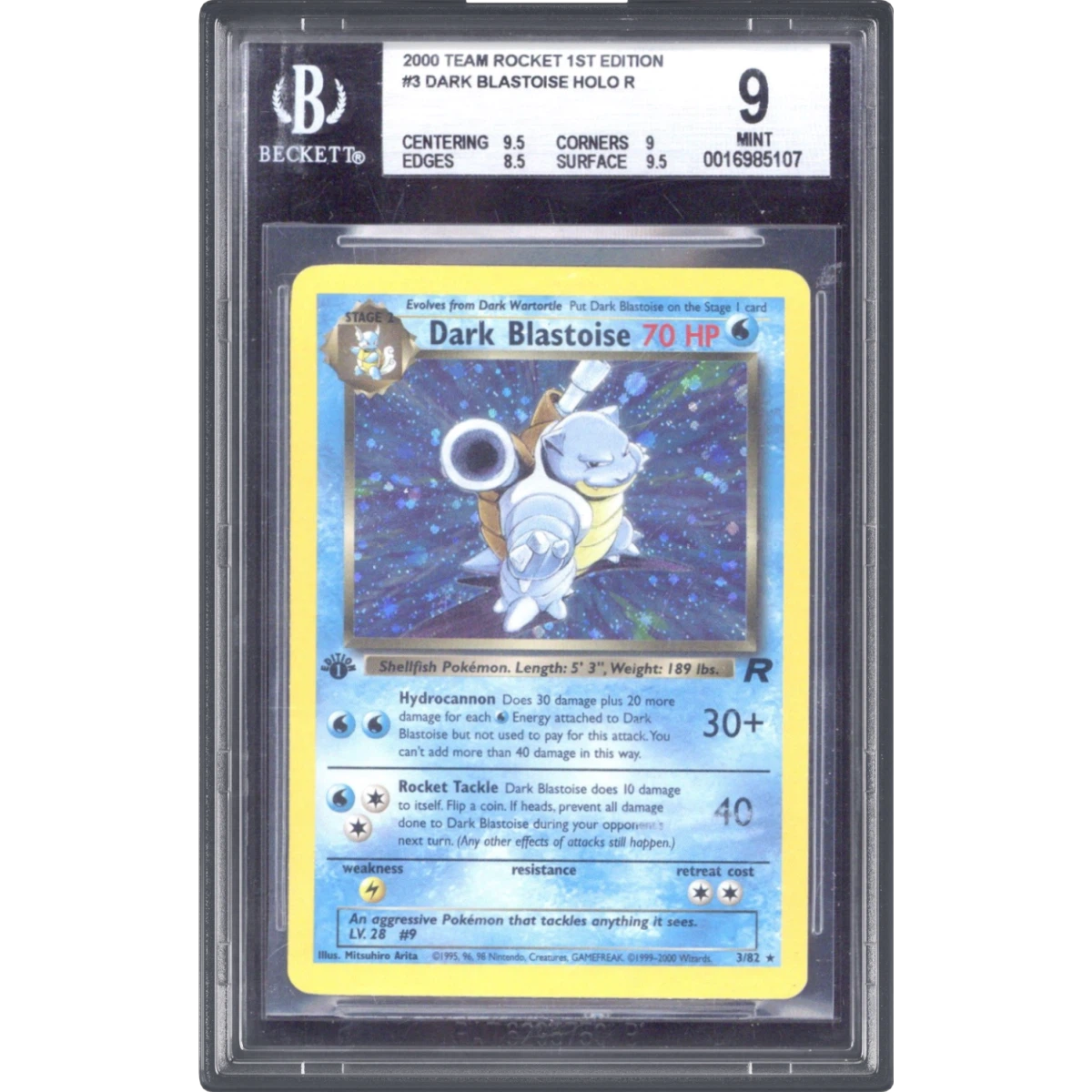 Dark Blastoise card artwork