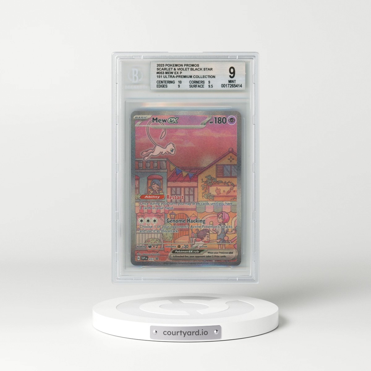 2023 Black Star Promos - Scarlet & Violet SVP EN #053 Mew ex - 151 Ultra-Premium Collection (BGS 9 MINT)