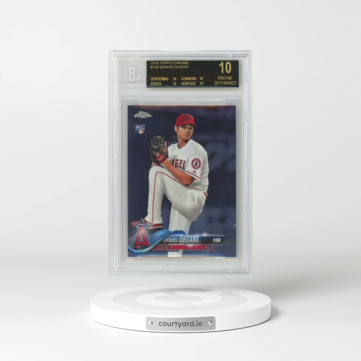 2018 Topps Chrome #150 Shohei Ohtani - Pitching (BGS 10 PRISTINE)