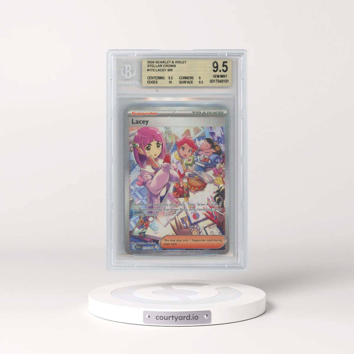 2024 Stellar Crown - SCR EN #172 Lacey - Special Illustration Rare (Holo) (BGS 9.5 GEM MINT)