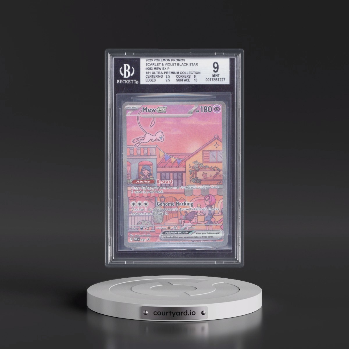 2023 Black Star Promos - Scarlet & Violet SVPEN #053 Mew ex - 151 Ultra-Premium Collection (Holo) (BGS 9 MINT)